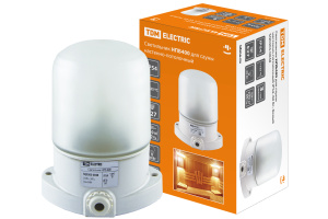 Светильник TDM НПБ400 для сауны Е27 60W белый IP54 (SQ0303-0048)