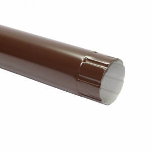 Труба сливная D100 3м (RAL8017 шоколад)