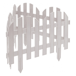 Забор декоративный 'Романтика', 28х300 см, белый