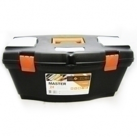 Ящик для инструментов BLOCKER Master, 24', 61*32*30 см, серо-свинцовый/оранжевый