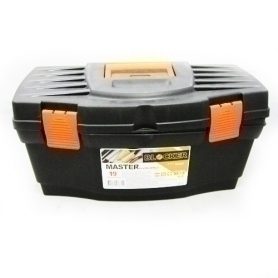 Ящик для инструментов BLOCKER Master Economy, 19', 49*25*25 см, серо-свинцовый/оранжевый