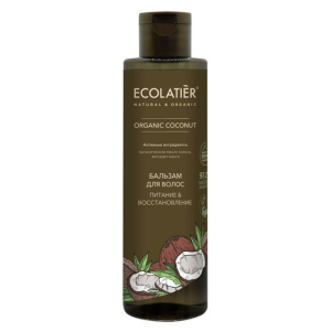 Бальзам для волос ECOLATIER Organic coconut Питание & Восстановление 250мл