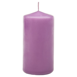 Свеча бочонок LUMI 5х10см фиолетовый